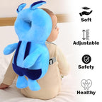 Baby Head Protector Cushion Fall Protection Head Back Safety Protector Pad - Sky Blue - Girls & Boys