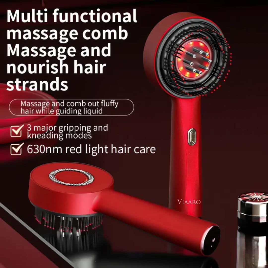 Electric Scalp Massage Comb with Red Light Therapy