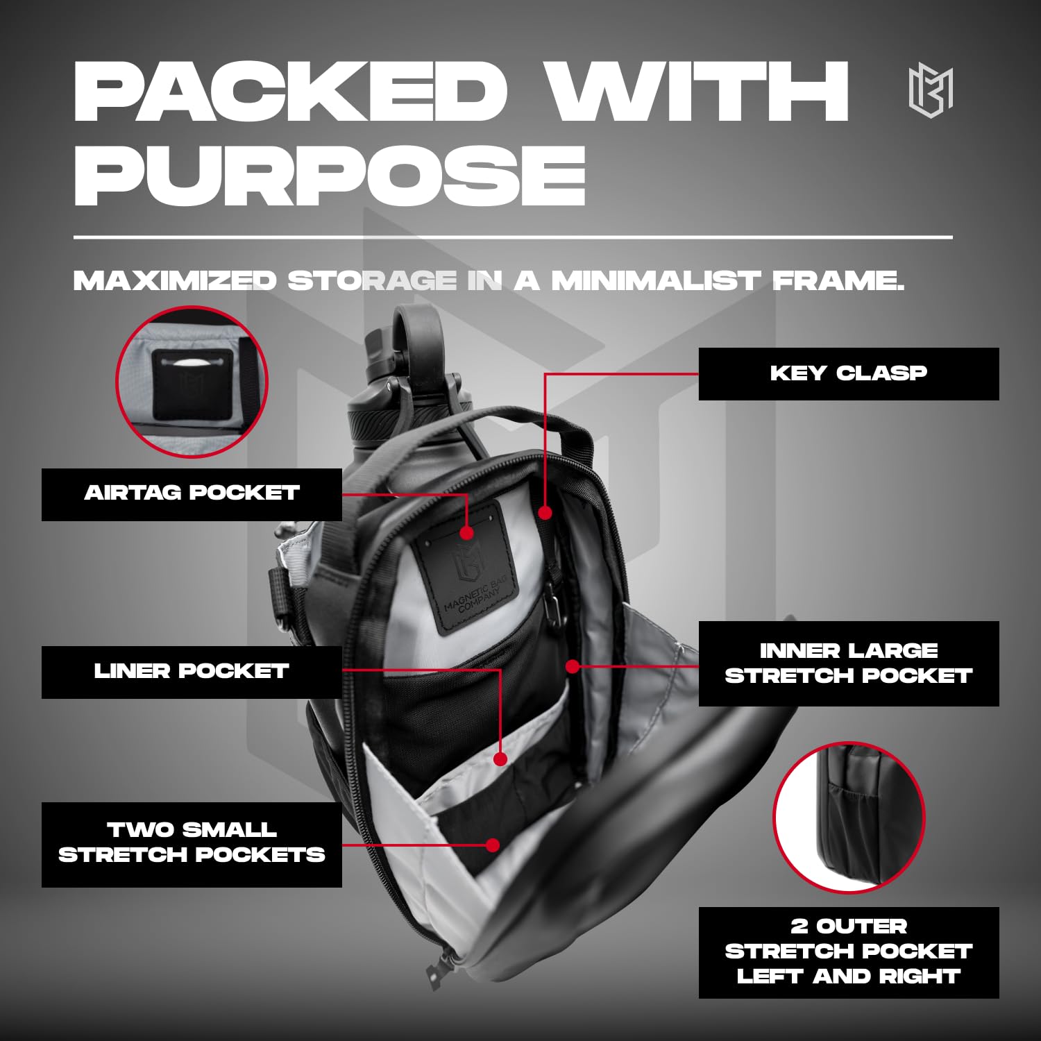 Rettoutlet Magnatic Gym Bag