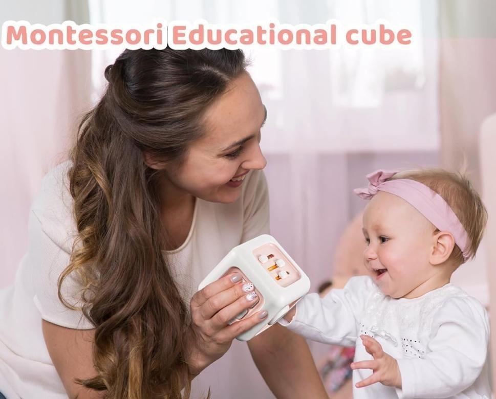 6 in 1 Montessori Busy Baby Cube