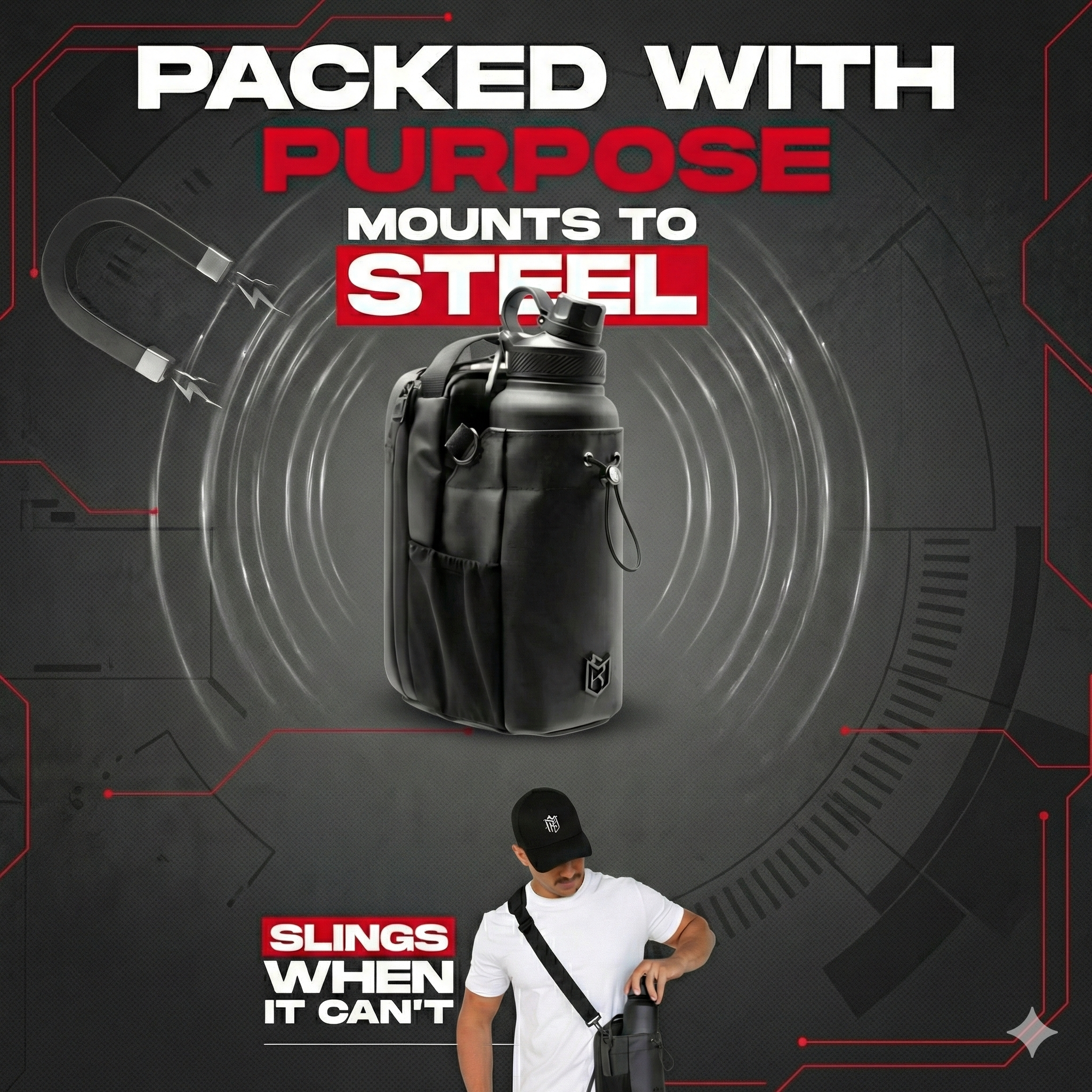 Rettoutlet Magnatic Gym Bag