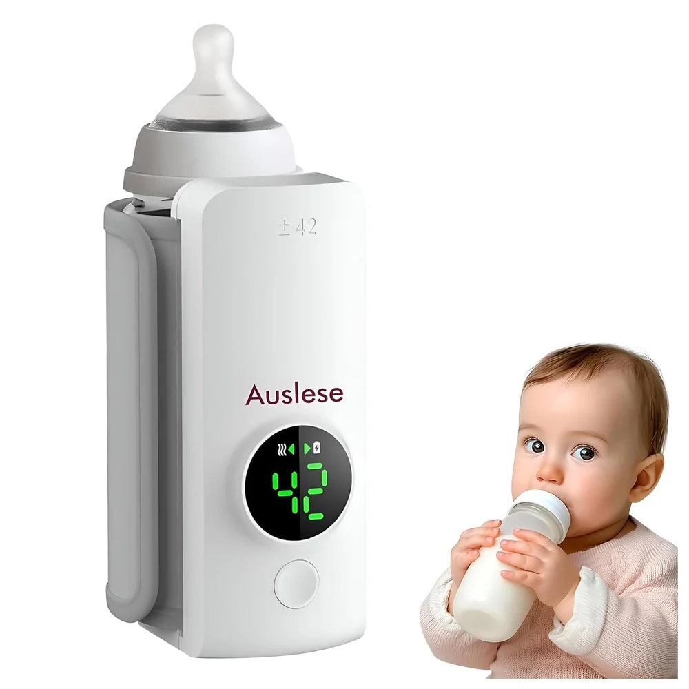 Rettoutlet Portable Travel-Friendly Bottle Warmer – Fast Heating & Rechargeable